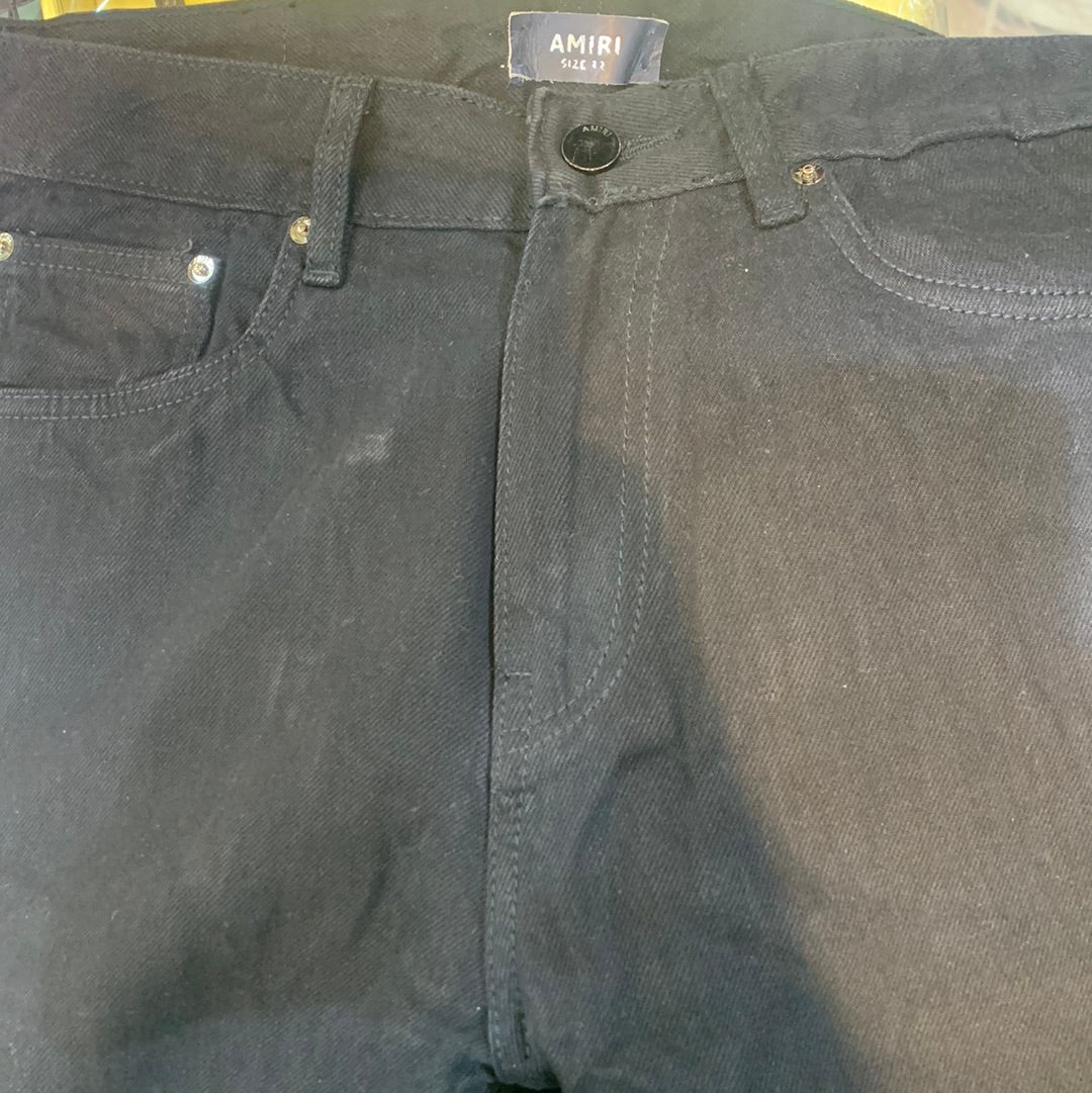 IMA Black Plain Straight Fit Jeans for Men Boys 110300