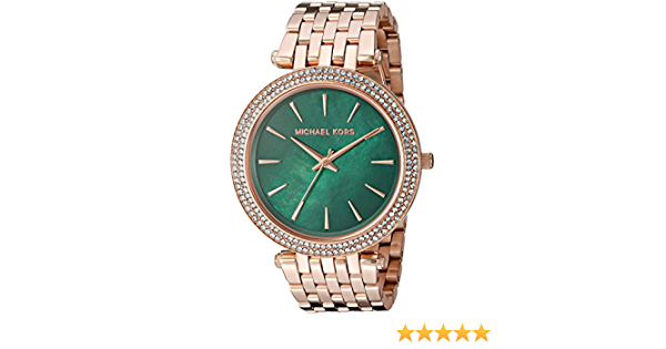 Copper Chain Green Dial Ladies watch