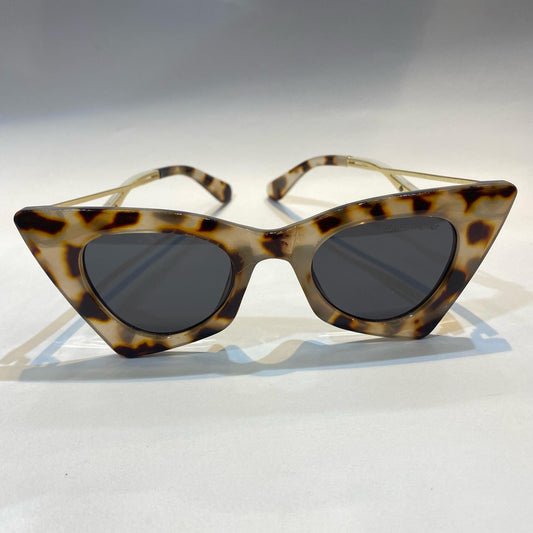 RAK White Leopard Frame Black  Shade Unisex Branded Sunglasses