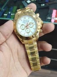Gold Chain White Dial Automatic Men’s Watch