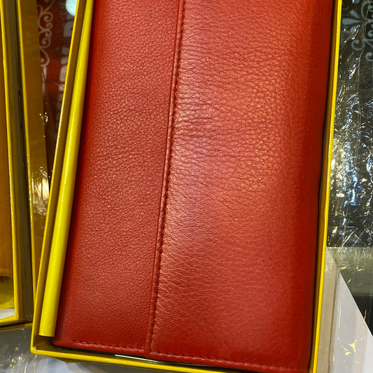 Rosso Red Colour Long Wallet Clutch BB 03 Ladies Wallet