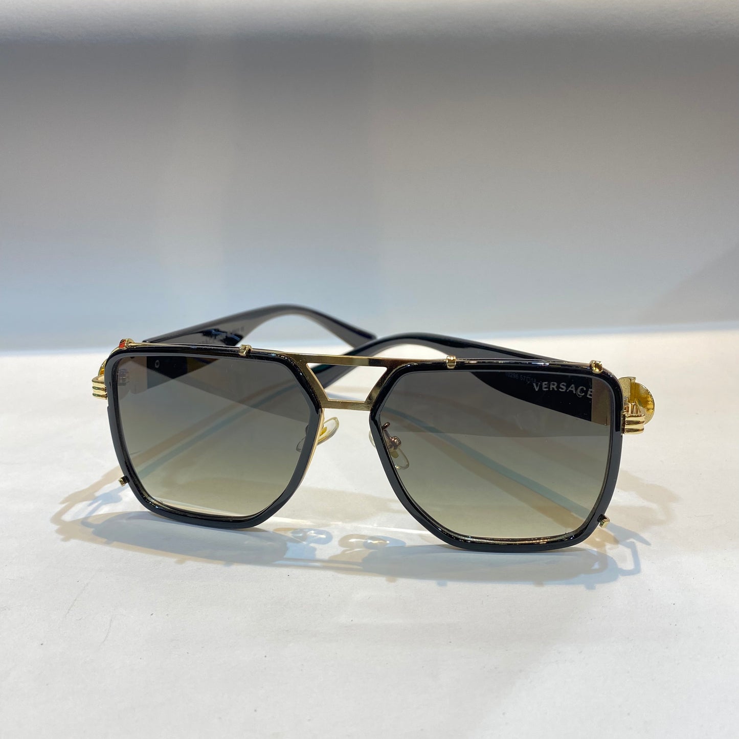 REV Gold Frame Green Shade Unisex Branded Sunglasses 10296 57 18-145