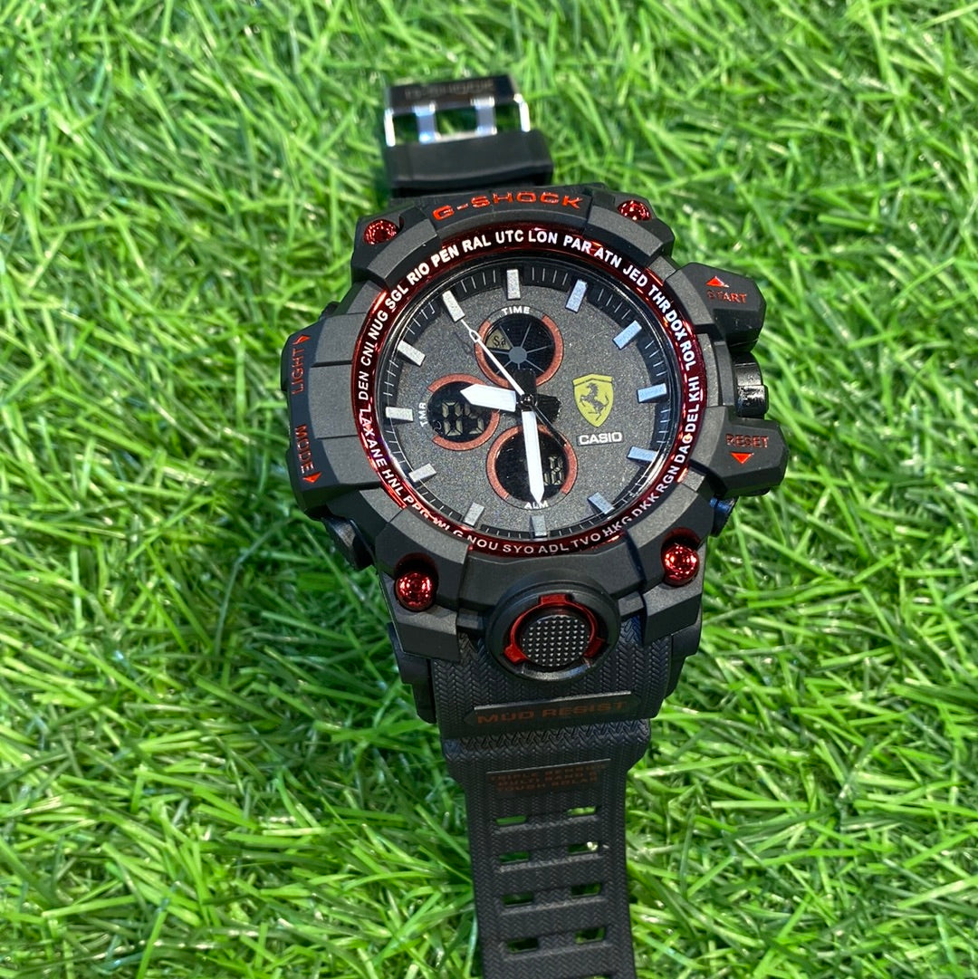 Black Colour Sports Watch With Orignal Box 500175