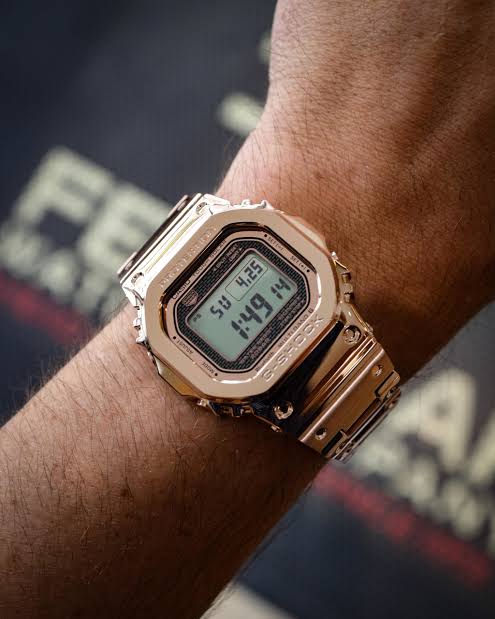Copper Chain Vintage Sports Square Digital Watch for Men 400931
