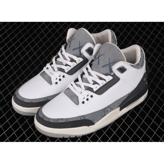 Wak White Gray Colour Gray White Navy Blue Sole With Running Sneaker Shoes