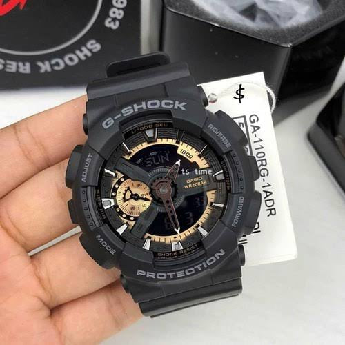 HSG Black Copper Water Resistant Sports Watch