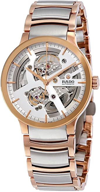 Dar White Gold Chain White Ring White Dial Automatic Men Watch 401037