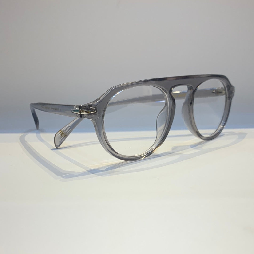 BD Round Grey Frame Transparent Shade Sunglass B220158 25-140