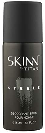 Skinn Men Deo Steele,  DeoDorant Spray Pour Femme 150ml
