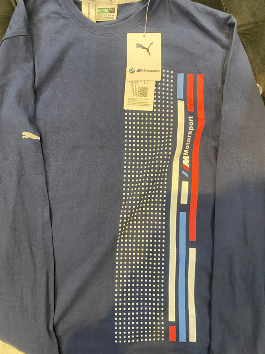 MUP Blue Colour Gray Print Full Sleeve Sweatshirt
