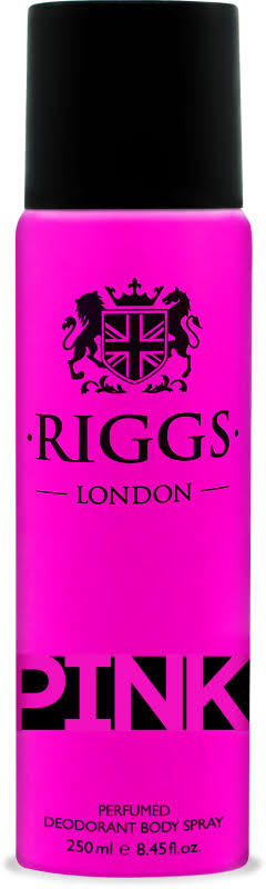Riggs London Pink Perfume Deodrant Body Spray 250ml E 8.45 mfl.oz.