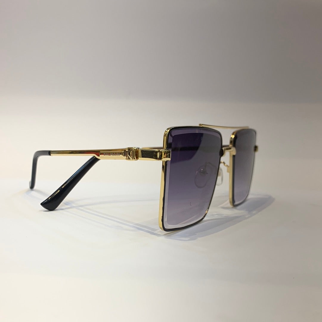 Lab Bal Golden Frame Purple Shade Sunglass B80-67355 16-143