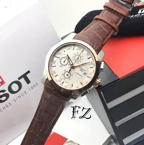Sit Luxurious Brown Chronograph Strap Watch For Men 400248