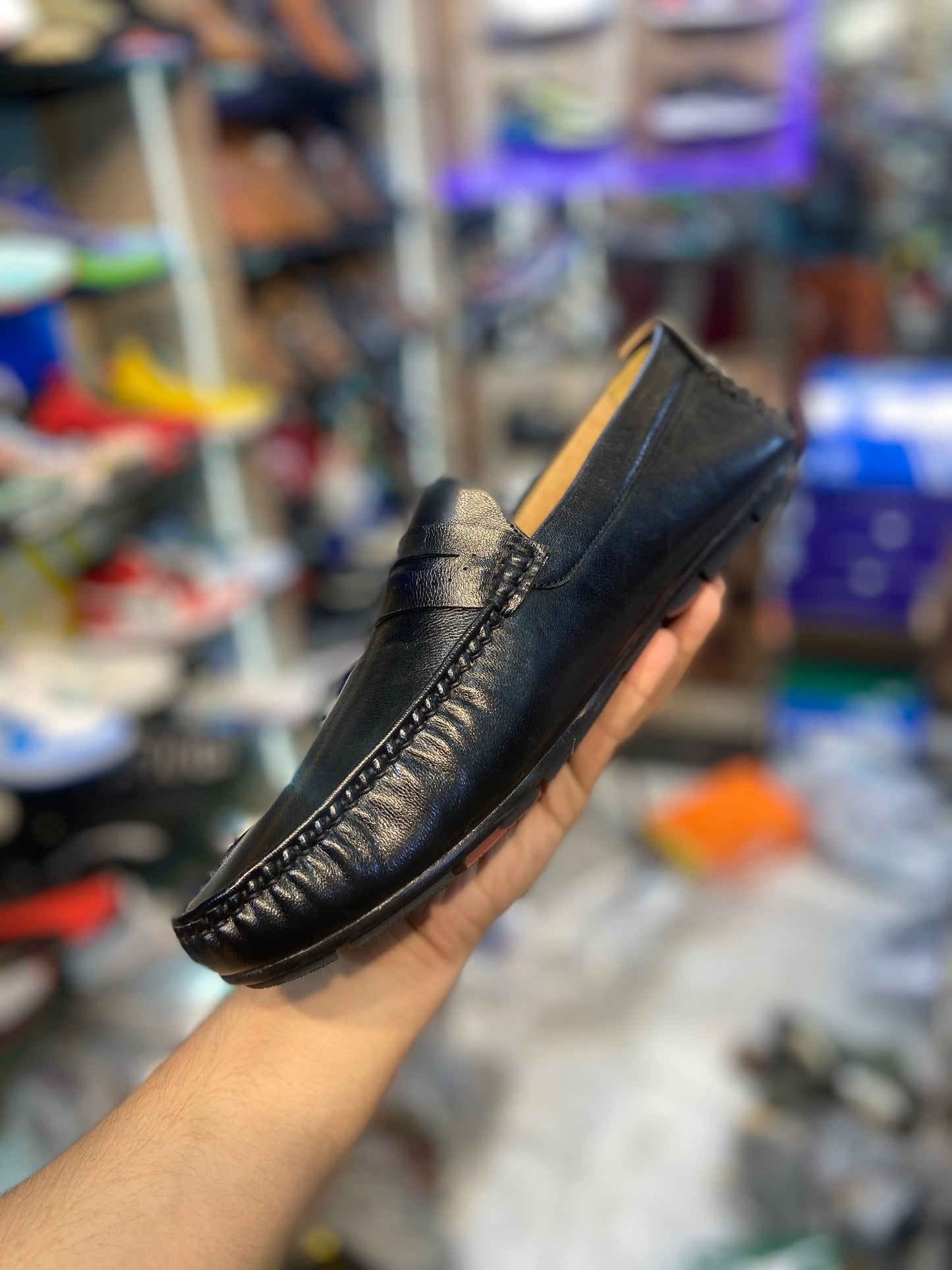 Black Look Style Buckle Loafers Formal Shoes For Men Model Number 6236 (Black)