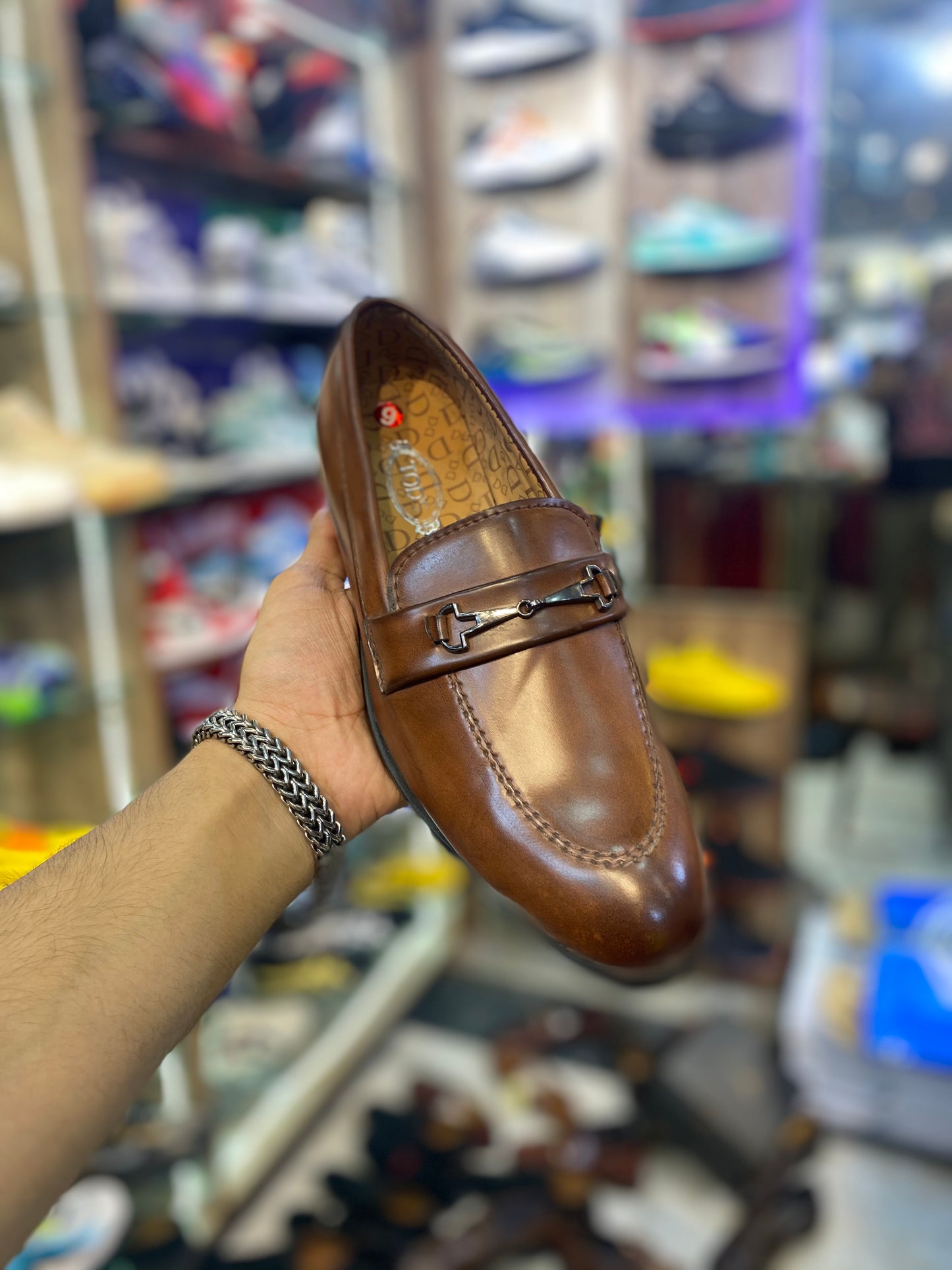 Brown Buckle Loafers Formal Shoes