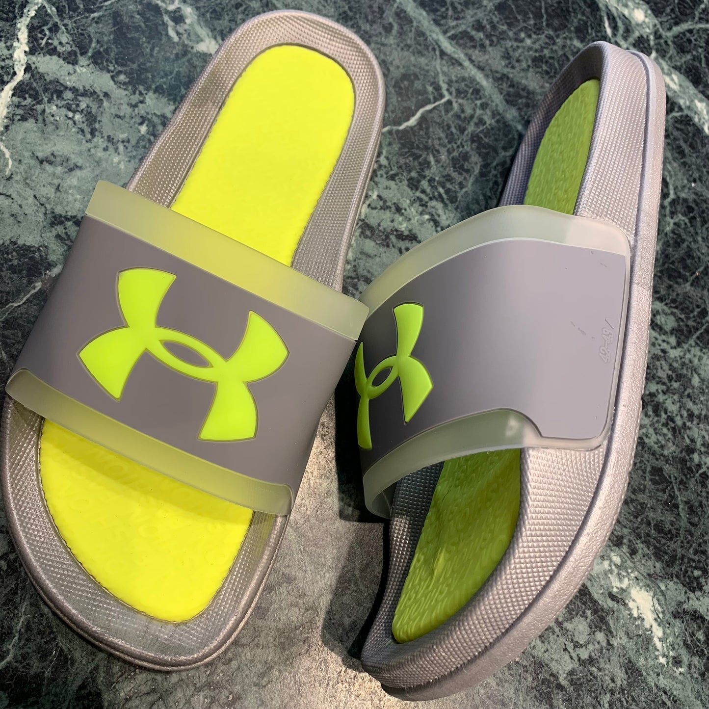 Neon Grey slippers