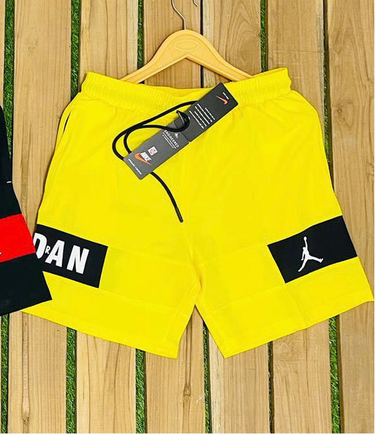 JOR ROJ Yellow Colour With Black Strip Ns Fabric Imported Shorts 108634