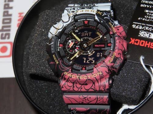 Hsg Red Grey Dragon Water Resistant  Sports Watch with Original Box