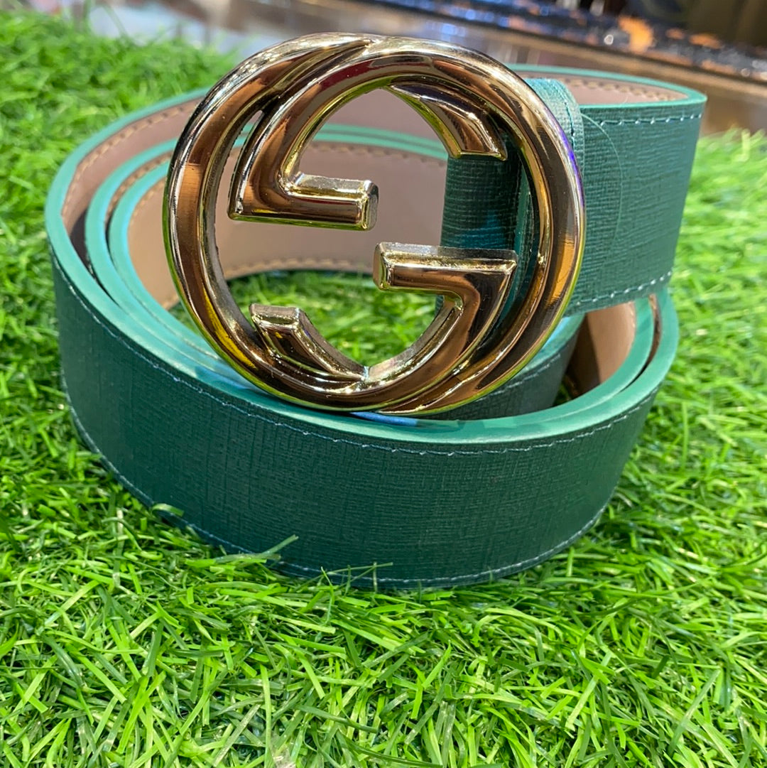 Green Gold Leather 900243