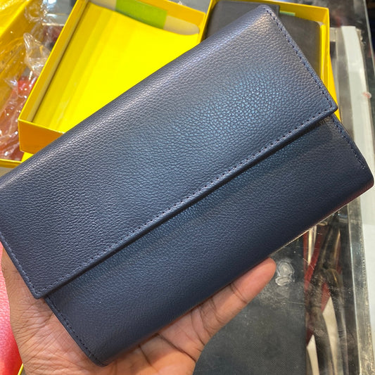 Navy Blue Colour Long Wallet Clutch BB 03 Ladies Wallet