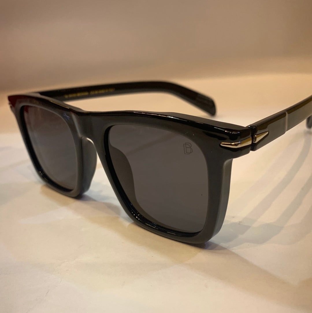 VID Black Frame Black Shade Unisex Sunglasses B2209 56 15-148