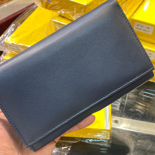 Navy Blue Colour Long Wallet Clutch 208 Ladies Wallet