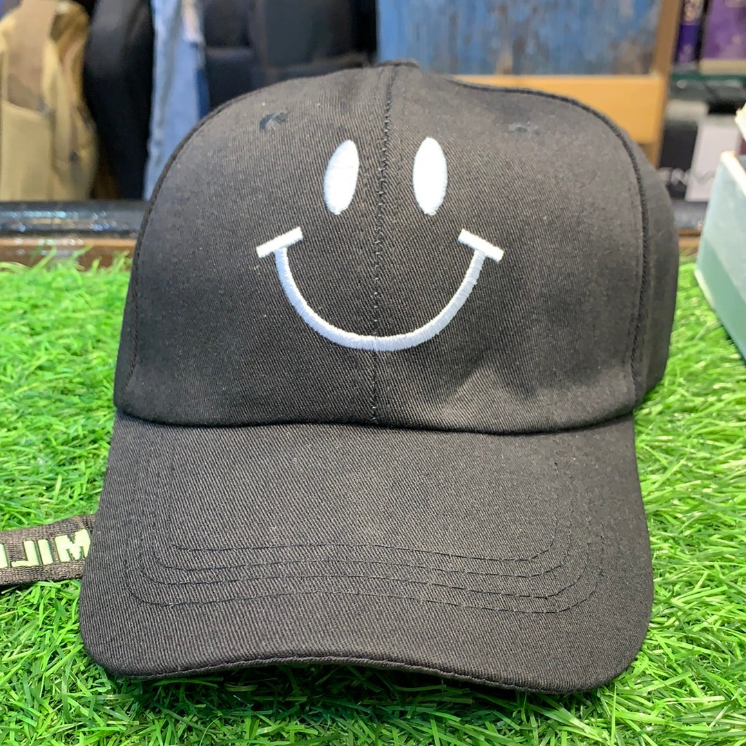 Smile Black Cap