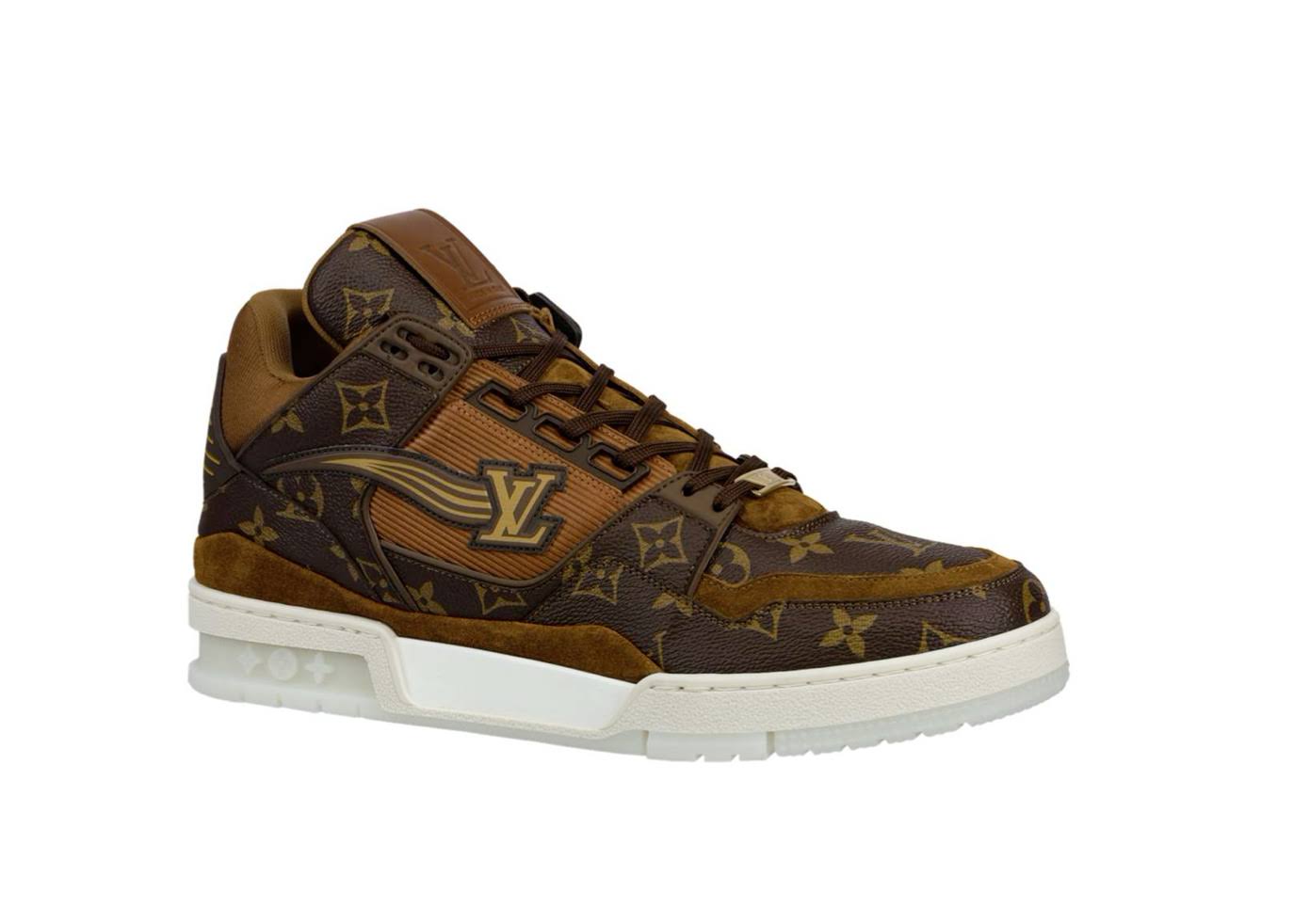 VL UOL Brown Colour With White Sole VL Logo Sneaker Shoes 139851