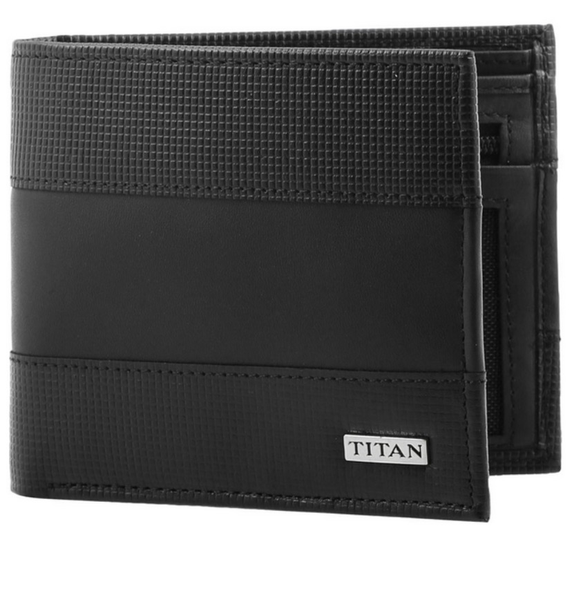 Titan Black Wallet TW107LM1BK
