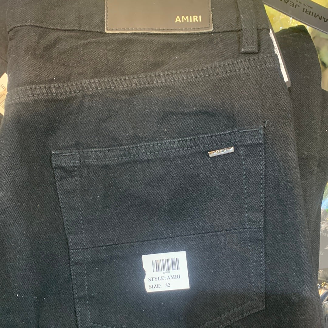 IMA Black Plain Straight Fit Jeans for Men Boys 110300