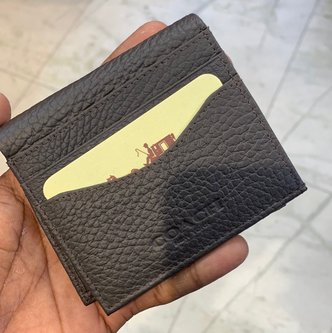 AOC Brown Colour With Monogram Design Genuine Leather Men’s Wallet 576905