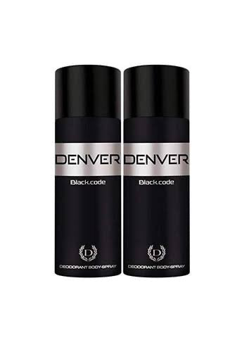 Denver Deodorant Body Spray Black.Code