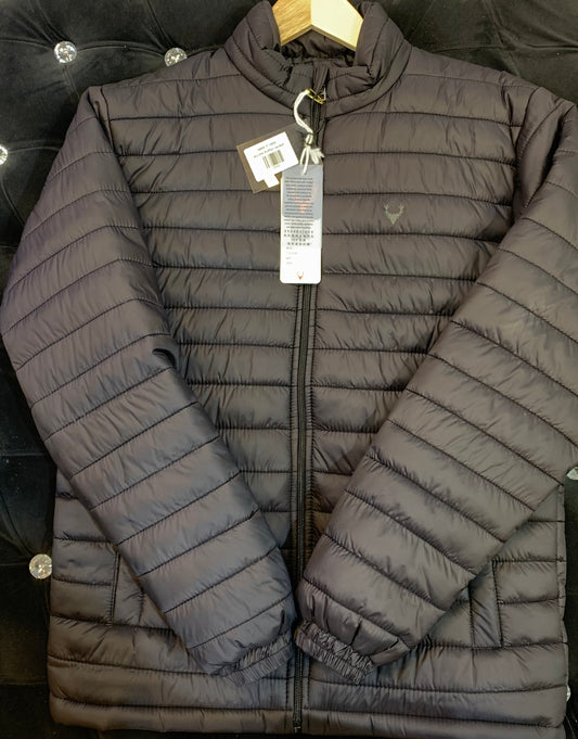 Allen Black Colour Lightweight Imported Quality Puffer Jackets 0548