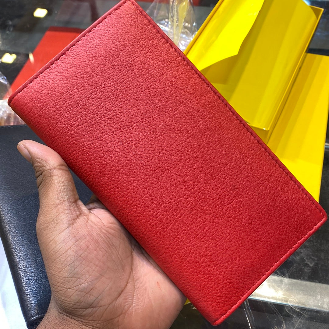 Rosso Red Colour Long Wallet Clutch Val 01 Ladies Wallet