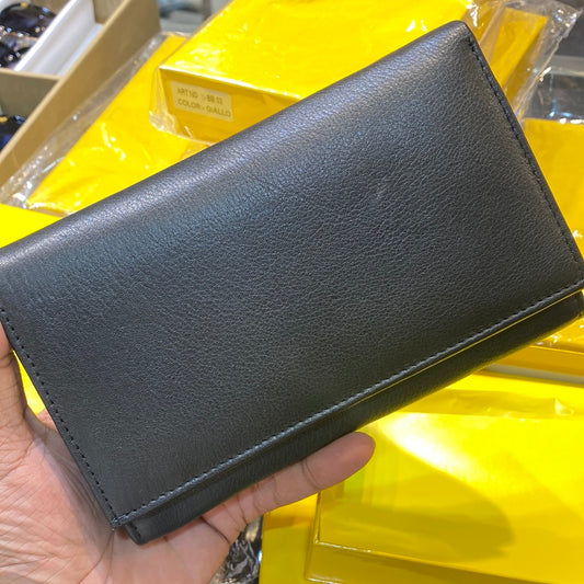 Nero Black Colour Long Wallet Clutch 208 Ladies Wallet