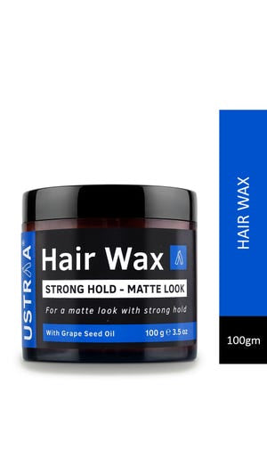 Ustraa Strong Hold Hair Wax - Matte Look, 100gm