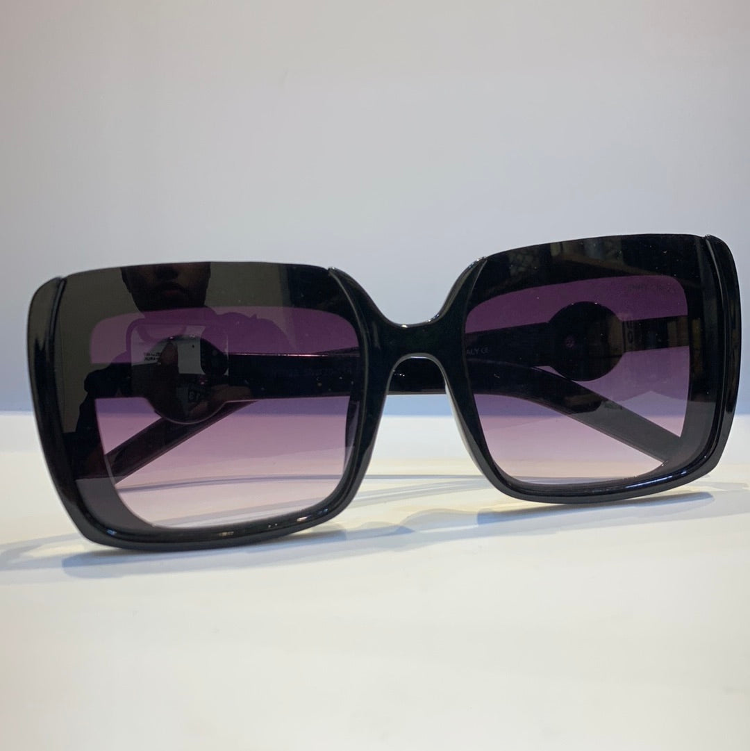 Mij Jim Black Frame Purple Shade Sunglass W902558 20-148