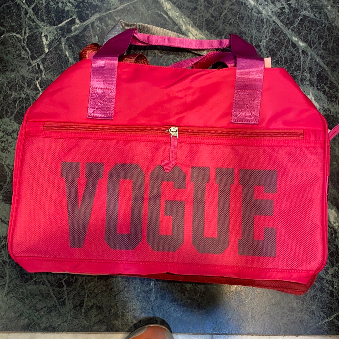 Vogue Gym Bag Travel Duffle Unisex 3915