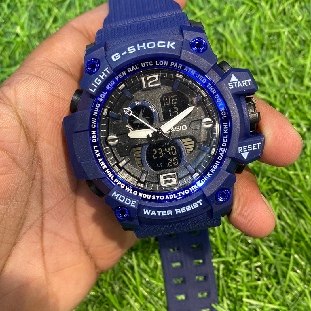 HSG Blue Colour Sports Watch With Orignal Box 500161
