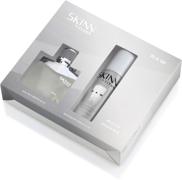 Skinn by Titan Raw Coffret Perfume + Deodorant Combo Set