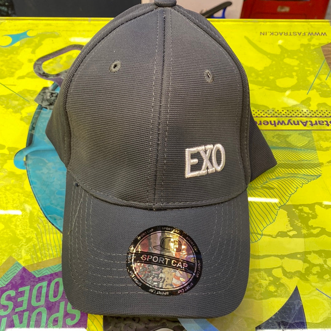 Grey Colour EXO With Embroidered Design Sports Cap 913044