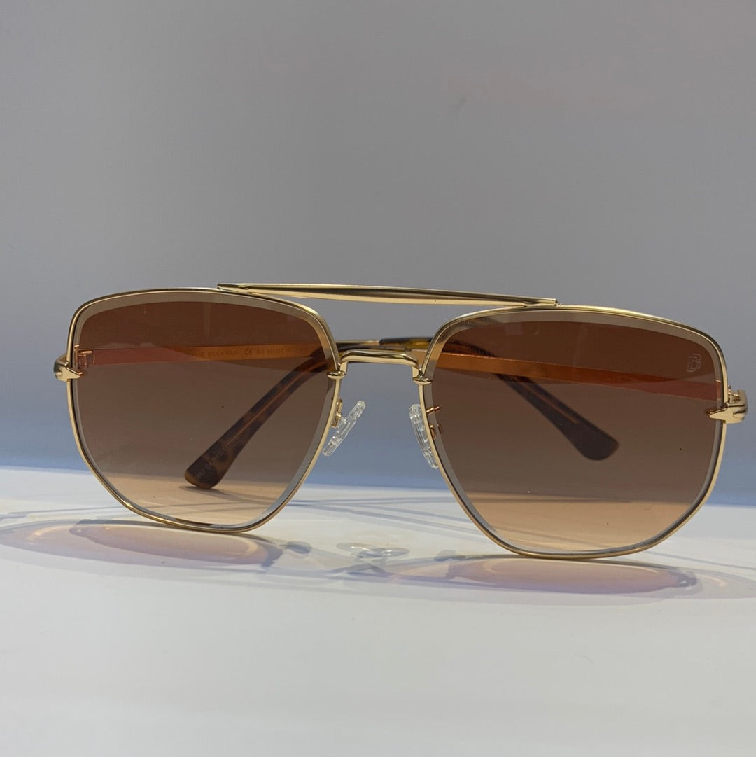 BD Golden Frame Brown Shade Sunglass
