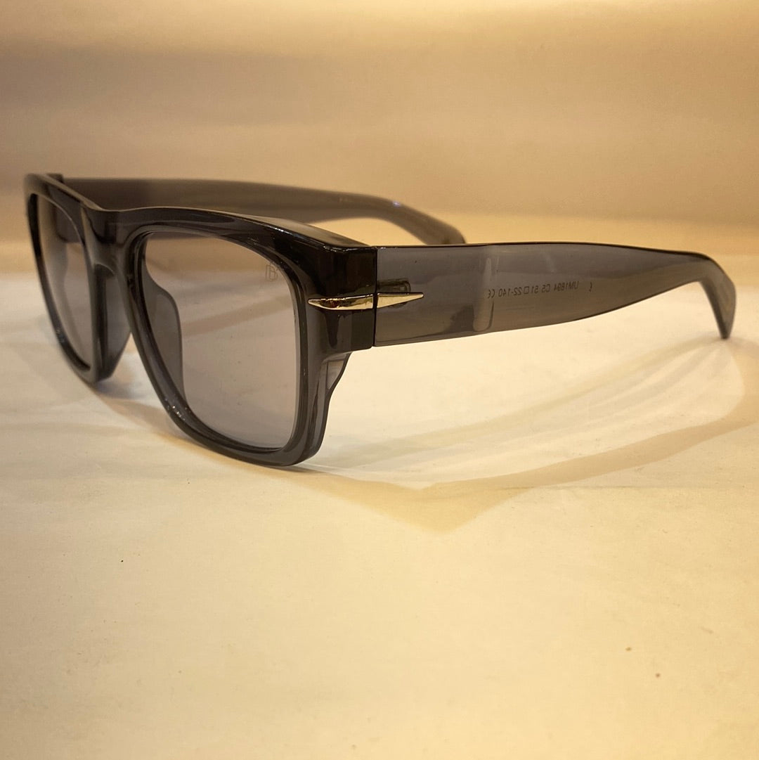 VAD Grey Transparent Frame Grey Shade Unisex Sunglasses UM1894 C5 51 22 140