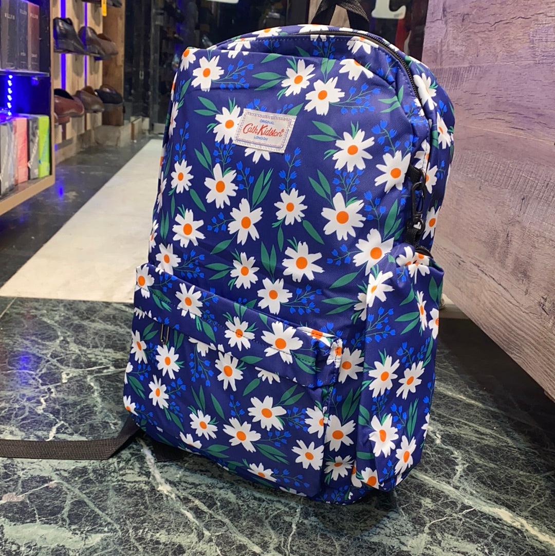 Floral Print Backpack Kids Girls Boys Beach Picnic Bag 3440