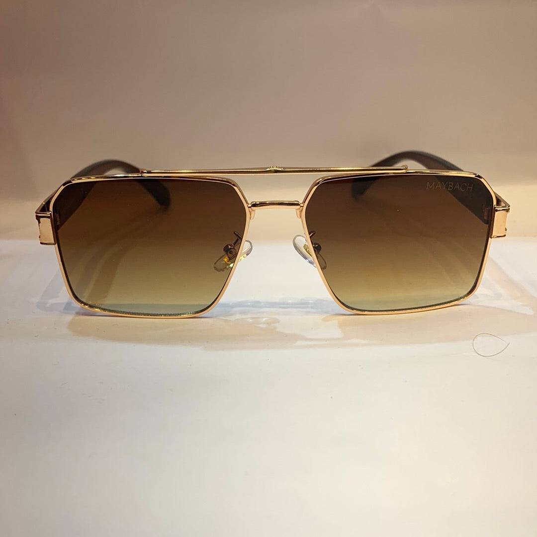YAM Brown Copper Frame Brown Shade Unisex Sunglass 22049 58 15 145