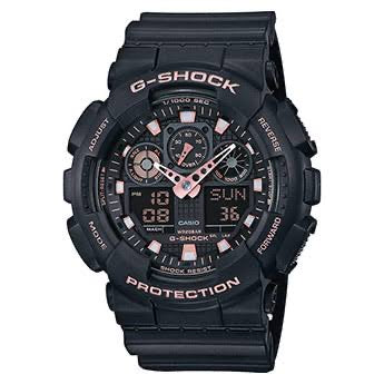 HSG GSh Black Pink Water Rasistant Sports Watch With Orignal Box