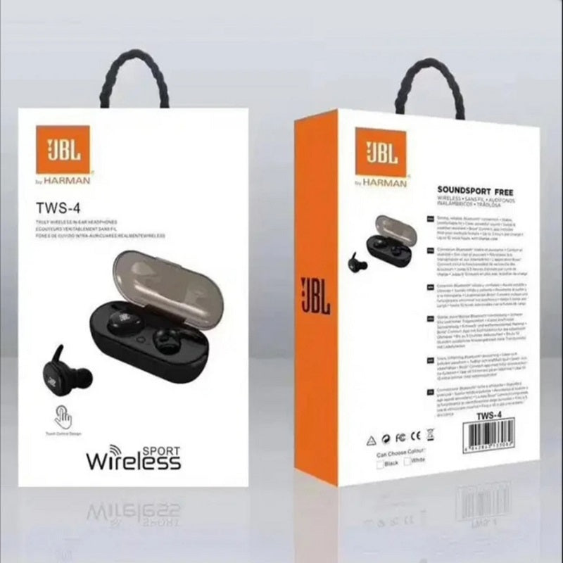 Bluetooth Branded Buds TWS-4 Sport Wireless (Black)